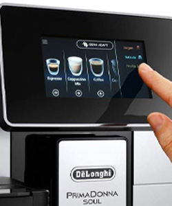 Machine à café à grain DeLonghi Primadonna Soul ECAM 610.55.SB