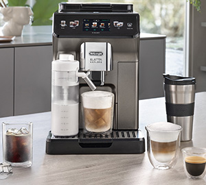 machine a cafe DeLonghi Eletta Explore 450.86.T boissons