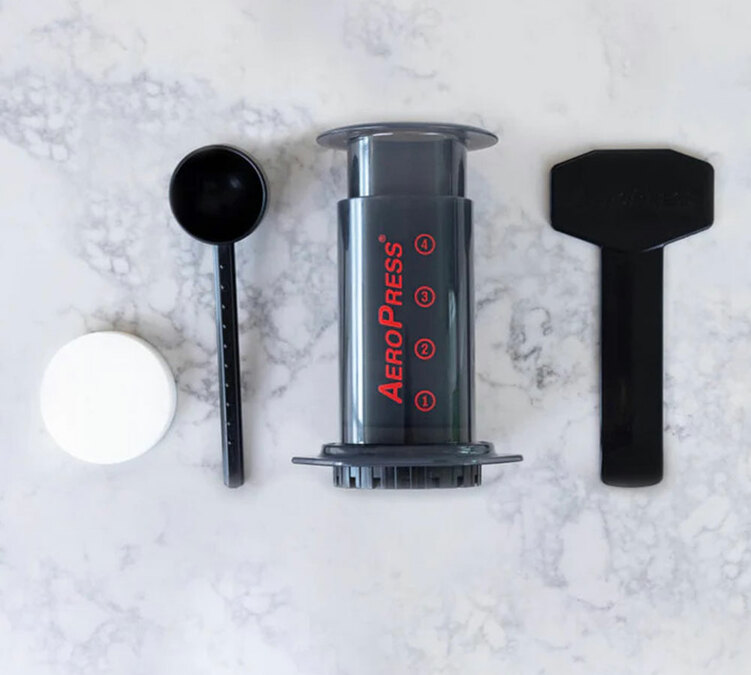 AeroPress pour faire du café en voyage