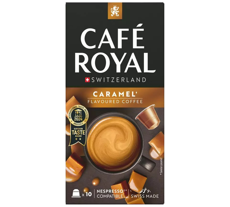 capsule nespresso compatible cafe royal caramel x10