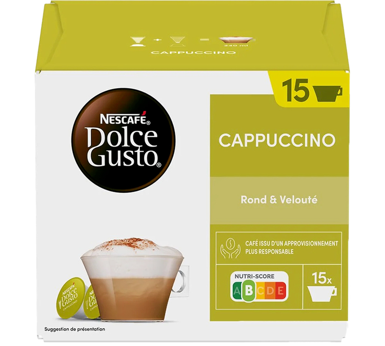 capsules nescafe dolce gusto cappuccino x90
