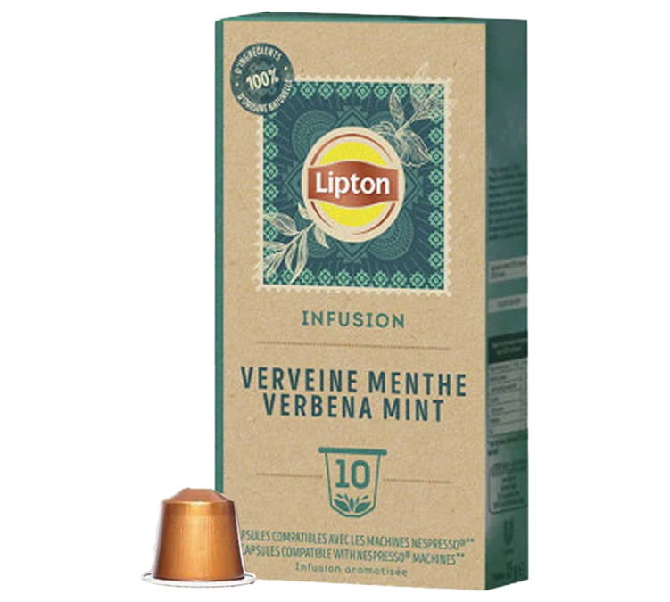 Infusion en dosette lipton infusion verveine menthe x10