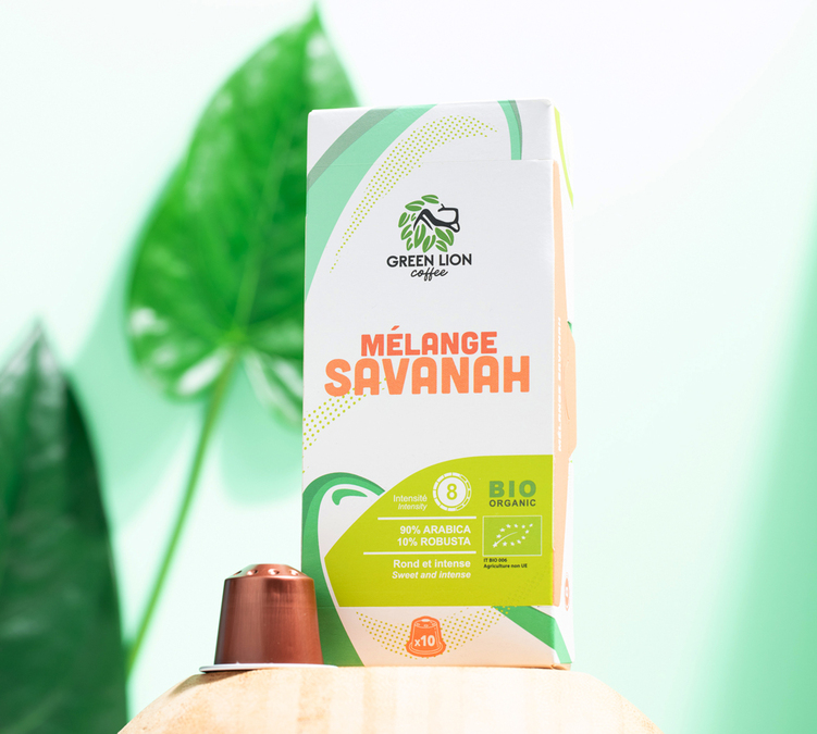cinquante capsules nespresso melange savanah