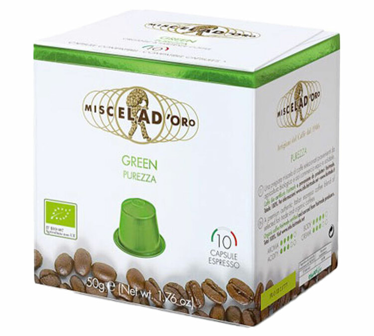 capsule nespresso green purezza bio miscela d oro