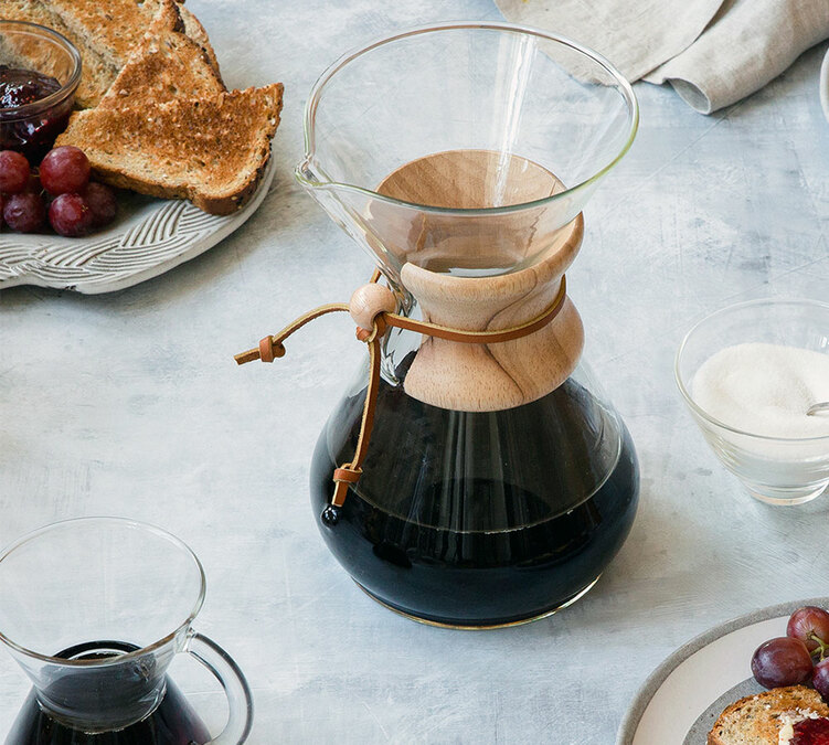 Cafetière filtre en verre Chemex dix tasses