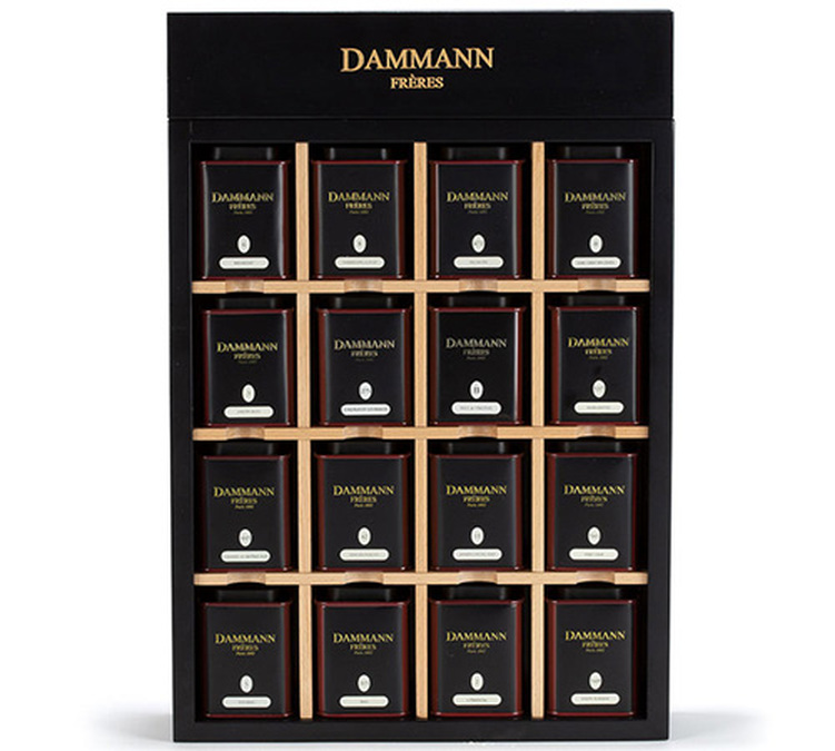 coffret en bois thé dammann