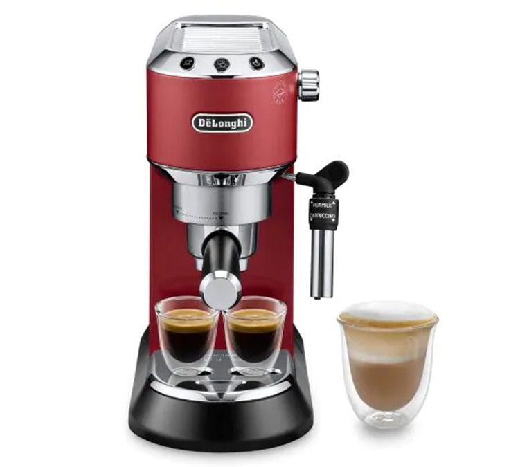 Machine expresso DeLonghi Dedica EC695.R Rouge