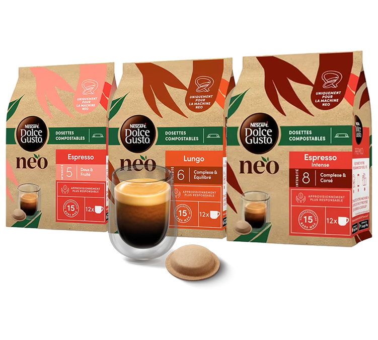 dosettes neo by nescafe dolce gusto pack decouverte