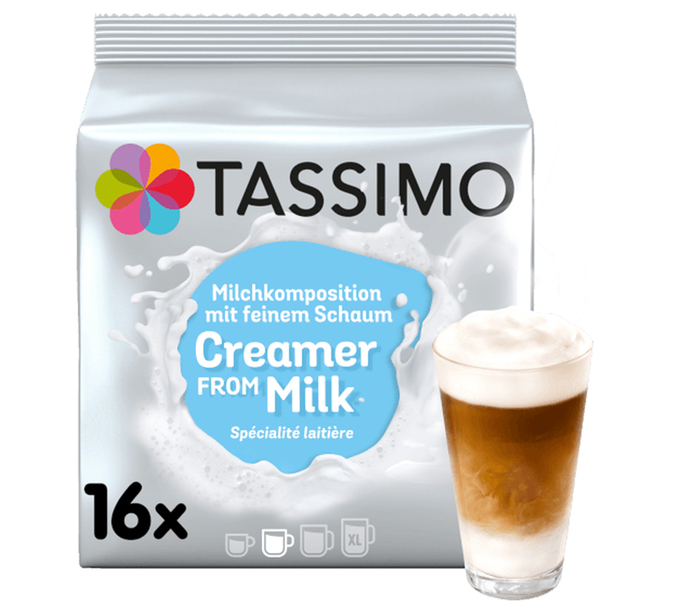 dosettes tassimo specialite laitiere dosette de lait x16