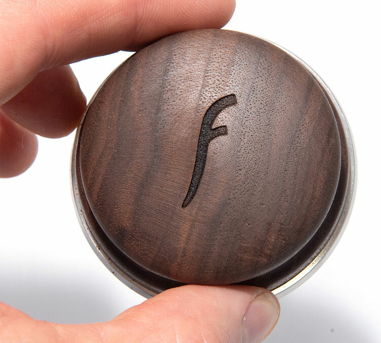 Tamper café FLAIR ESPRESSO bois de noyer et acier 58 mm