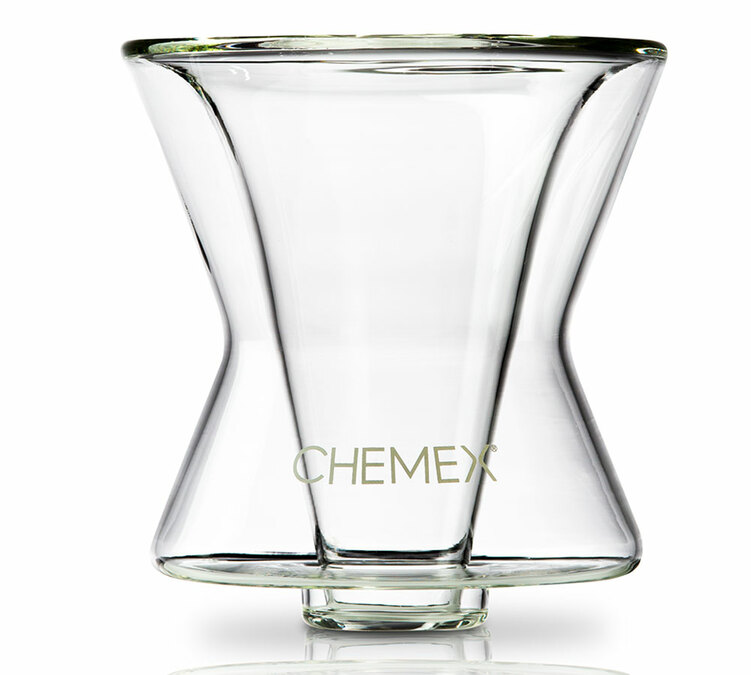 Dripper CHEMEX Funnex 1-3 tasses verre double paroi