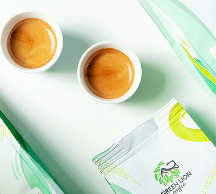 cafe grain melange des andes green lion