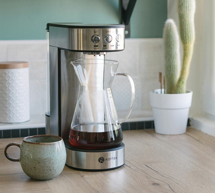 Cafetière filtre KOTTEA CK105 Slow coffee automatique et Chemex