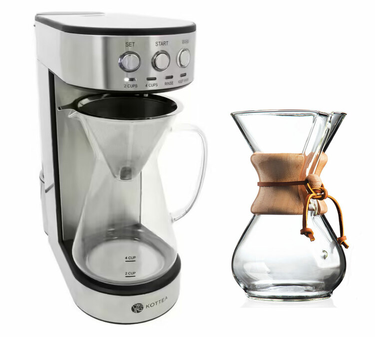 Kottea cafetière Slow Coffee CK105 avec Chemex