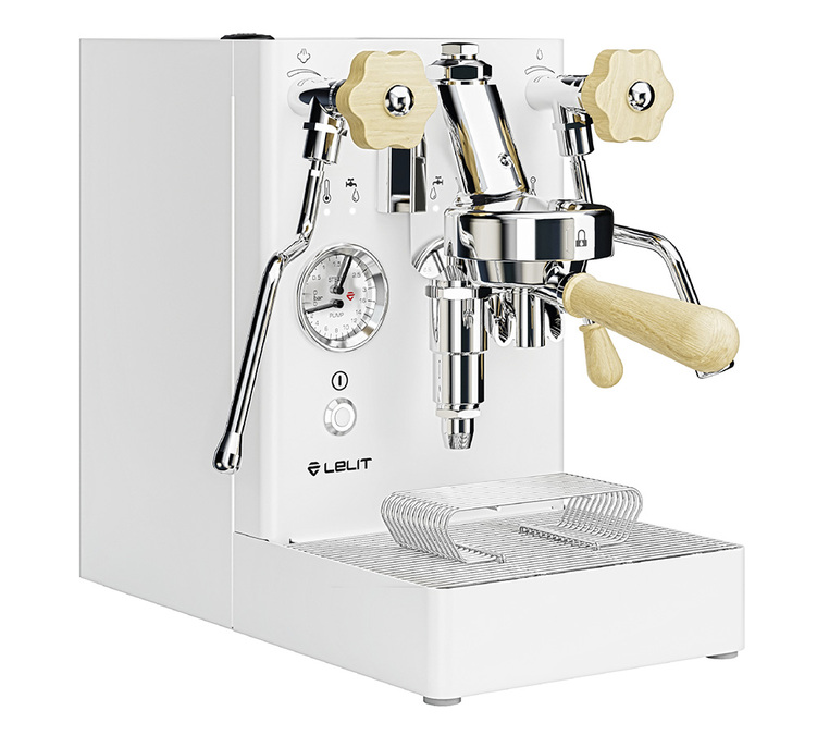 Machine à café avec percolateur pour barista LELIT MaraX PL62X BLANCHE