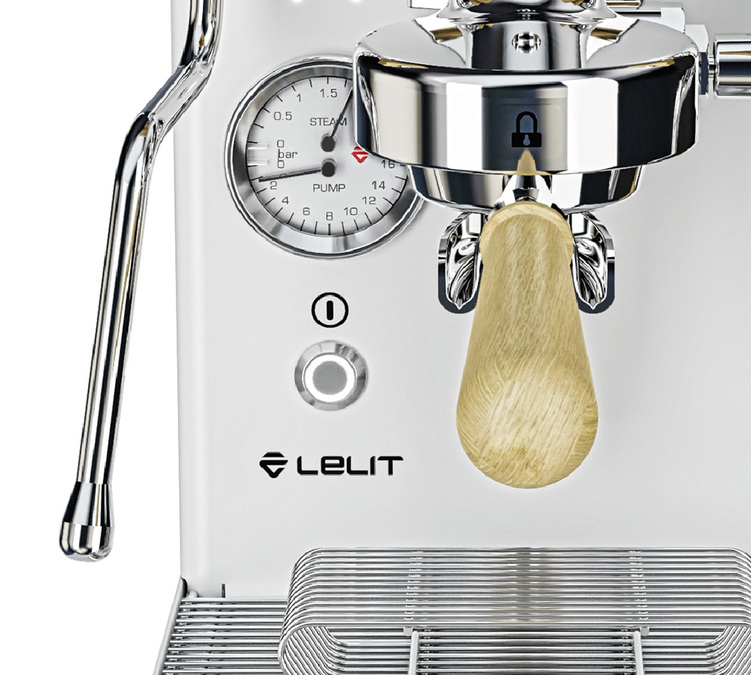 Machine EXPRESSO Barista LELIT MaraX inox BLANC et bois