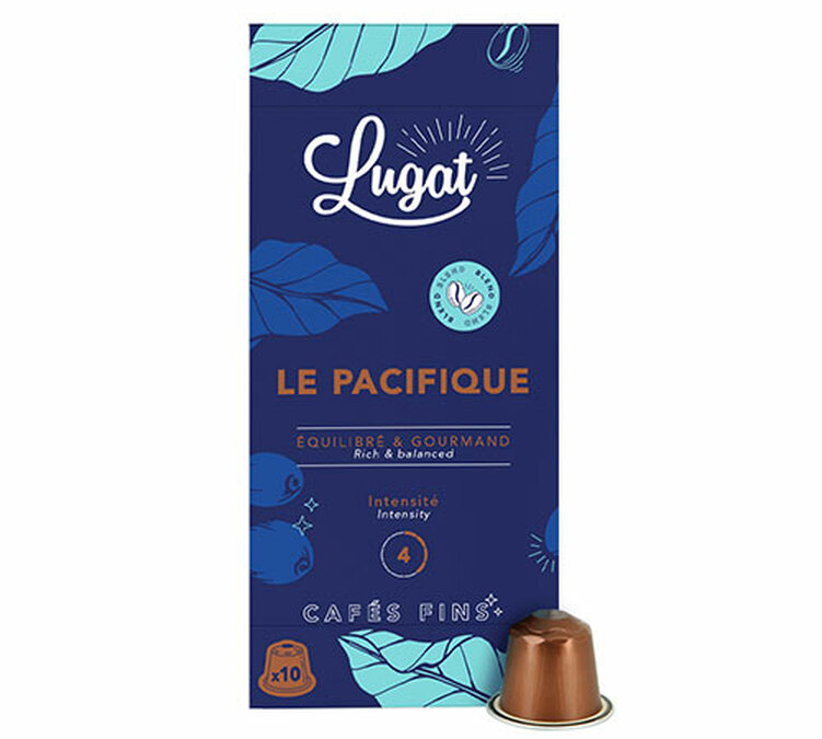 boite de capsules cafes lugat