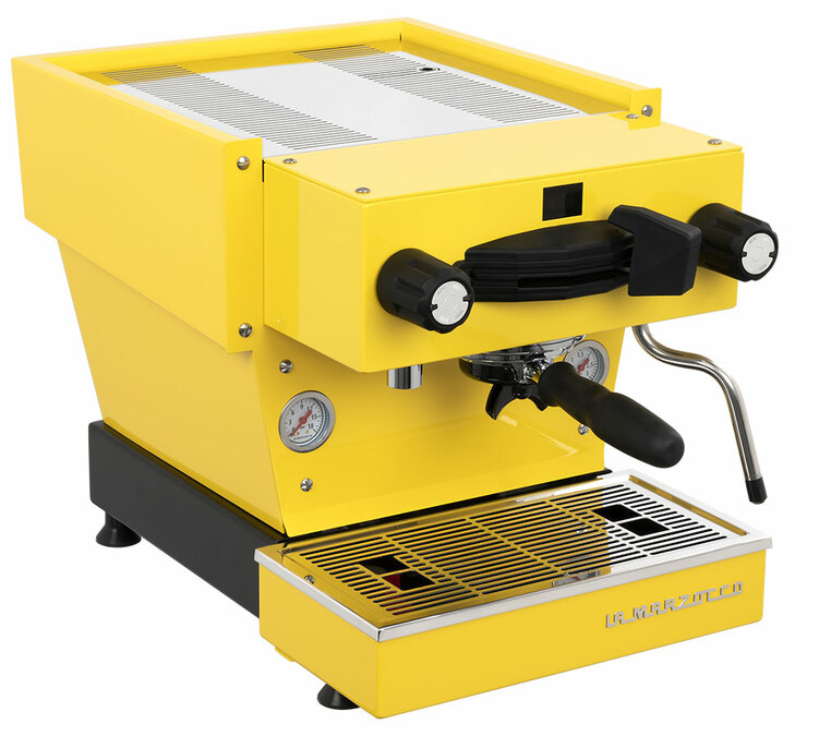 La Marzocco Linea Mini jaune machine expresso haut de gamme