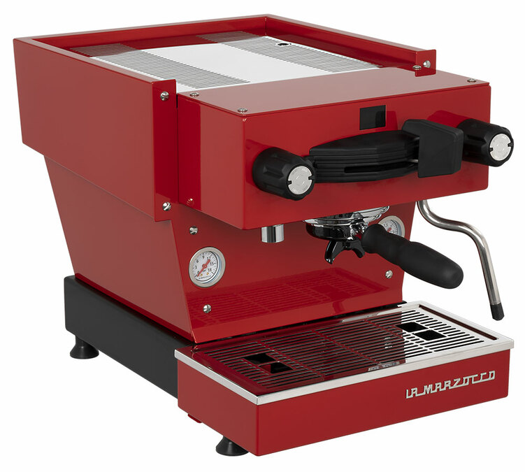 Machine expresso LA MARZOCCO Linea Mini rouge avec minuterie