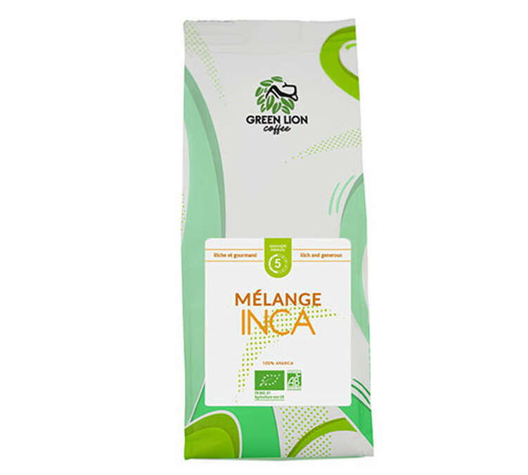 green lion coffee mélange inca cafe moulu