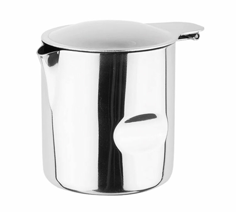 Petit pot à lait MOTTA en inox avec couvercle 15 cl