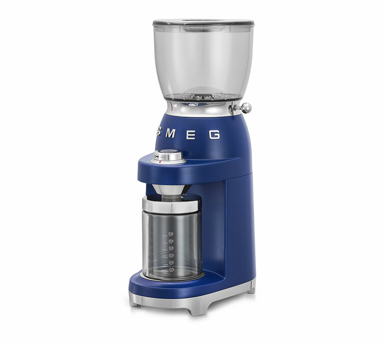 moulin à café SMEG Bleu Lavazza 1895