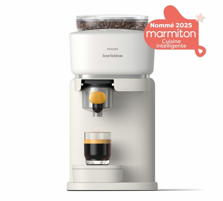 Machine expresso broyeur PHILIPS Baristina BAR300/03 blanche