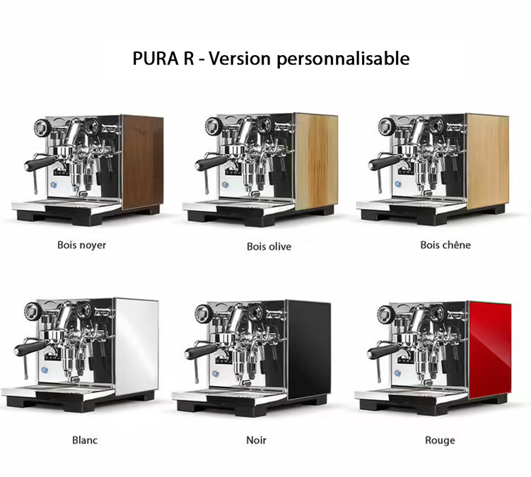  machine expresso pura R eureka panneaux lateraux personnalisables