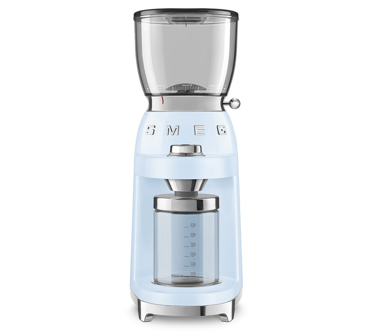 Moulin à café SMEG CGF01PBEU Années 50 Bleu