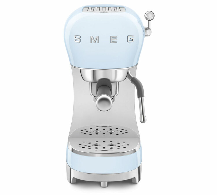 Machine expresso SMEG bleu azur ECF02PBEU Années 50