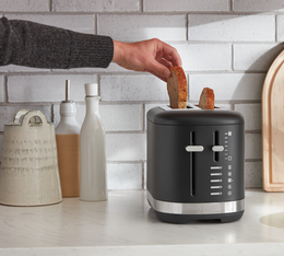 grille pain deux fentes noir reglisse kitchenaid