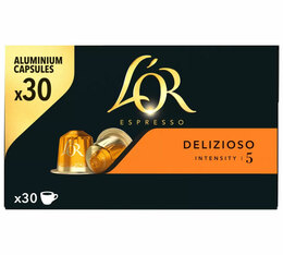 capsule compatible nespresso lor espresso delizioso 30