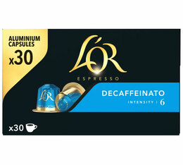 capsule compatible nespresso lor espresso decaffeinato 30
