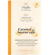 tablette chocolat au lait caramel beurre sale dolfin