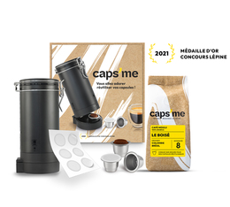 coffret capsme slide recharge de capsules reutilisables