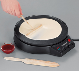 Crêpière CM 2198, 1.000 Watt, noir Severin