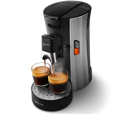 preparation deux tasse avec senseo select premium metal
