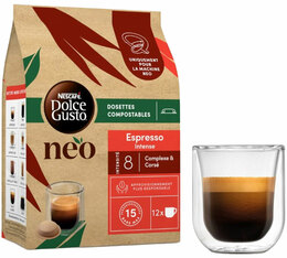 dosettes neo nescafe dolce gusto expresso intenso