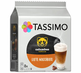 dosette tassimo latte macchiato columbus x8