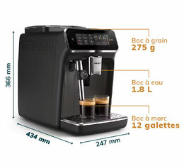 PHILIPS Silent Brew EP3321/40 contenants