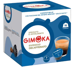 capsules gimoka dolce gusto decafeine