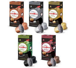 pack decouverte capsules nespresso gimoka 100 capsules