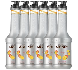 puree de fruit mangue lot de six bouteilles monin