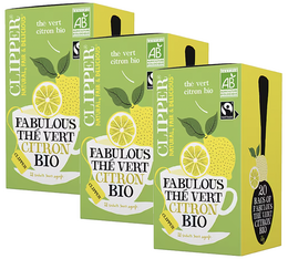 the vert citron bio clipper sachet trois boites