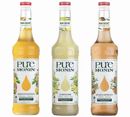 pure by monin trio concentre fruits