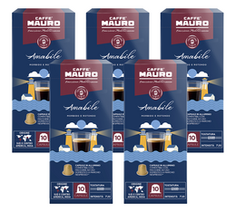lot de 50 capsules nespresso amabile caffe mauro