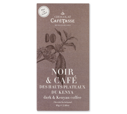 chocolaat noir et cafe kenya tablette cafe tasse