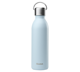 bouteille isotherme bleu pastel qwetch