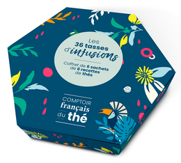 36 tasses infusions coffret comptoir francais du the