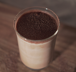 tasse de chocolat frappe